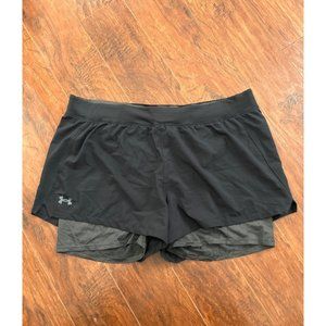 Under Armor Black Womens Shorts Size XL